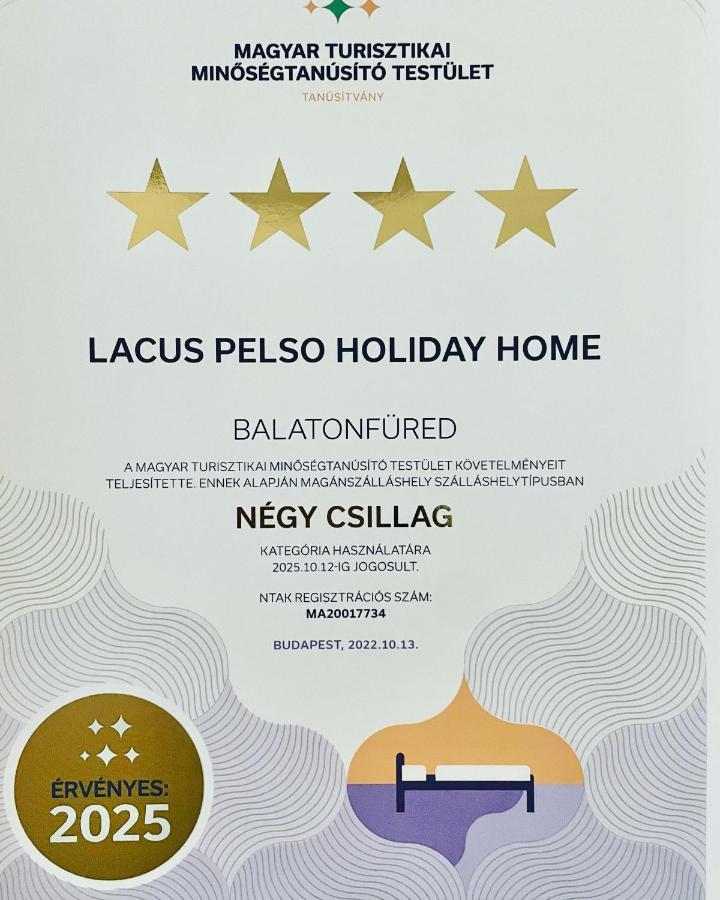 Lacus Pelso Holiday Home بالاتونفوريد المظهر الخارجي الصورة